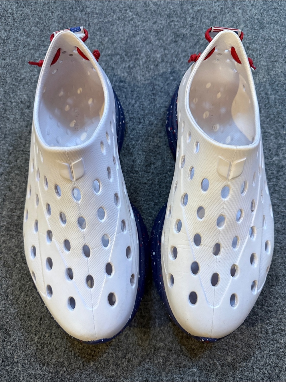 Kane Recovery Shoe Sneaker in Blue, Red, and White American Flag M8/W10